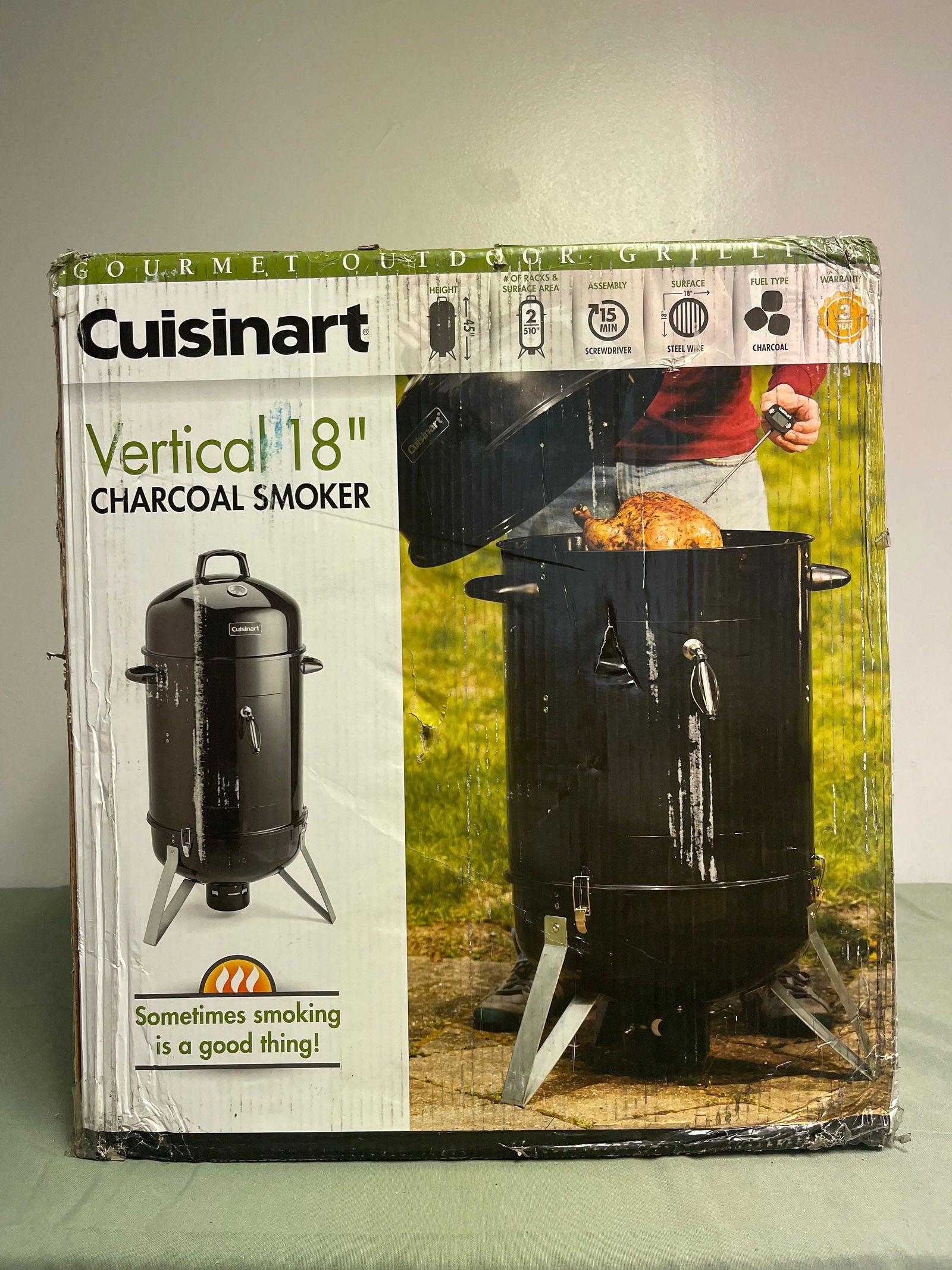 Cuisinart 18 Vertical Charcoal Smoker Grill