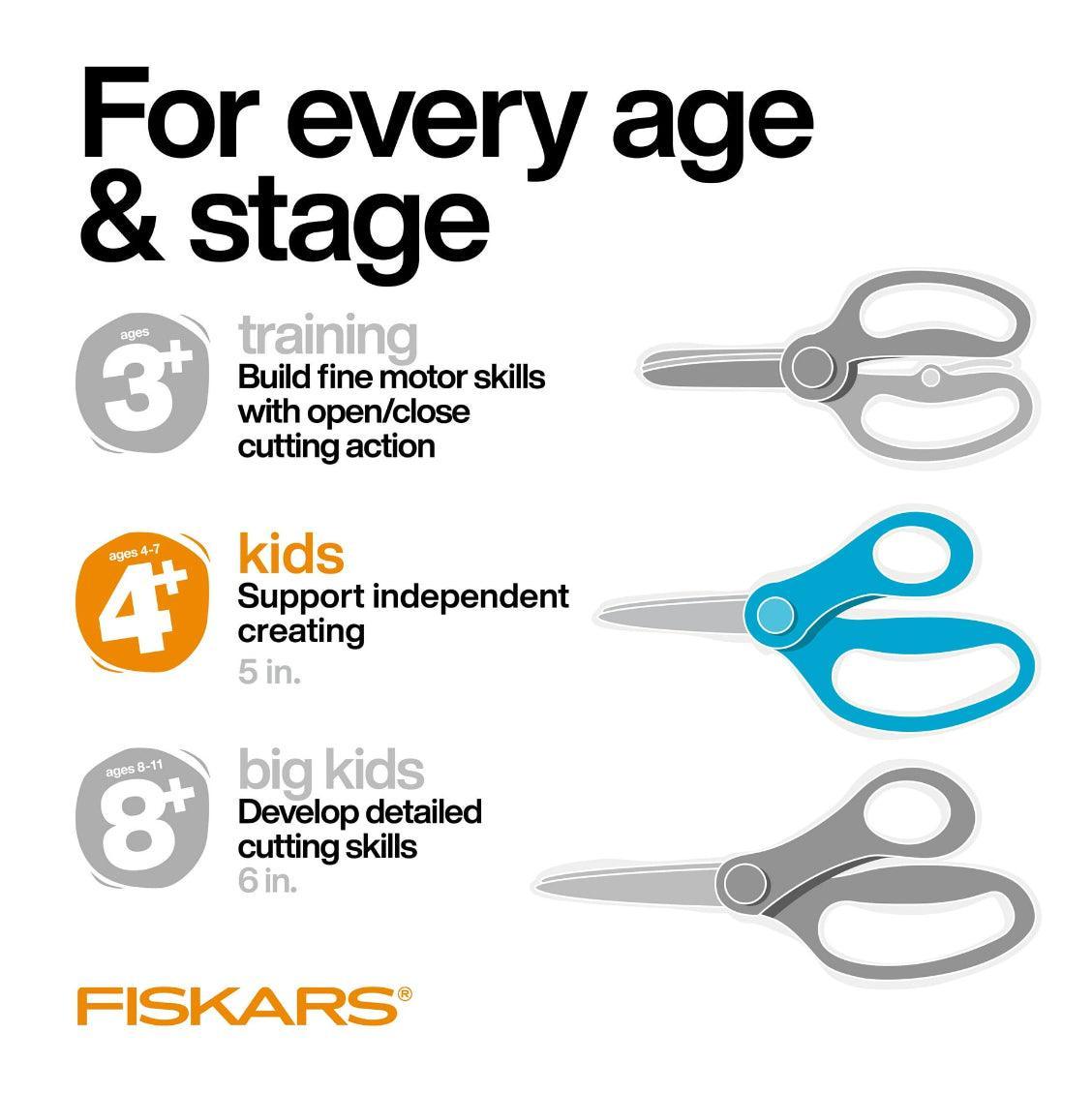 5" Kids Scissors, Pack of 5 EZ Does It