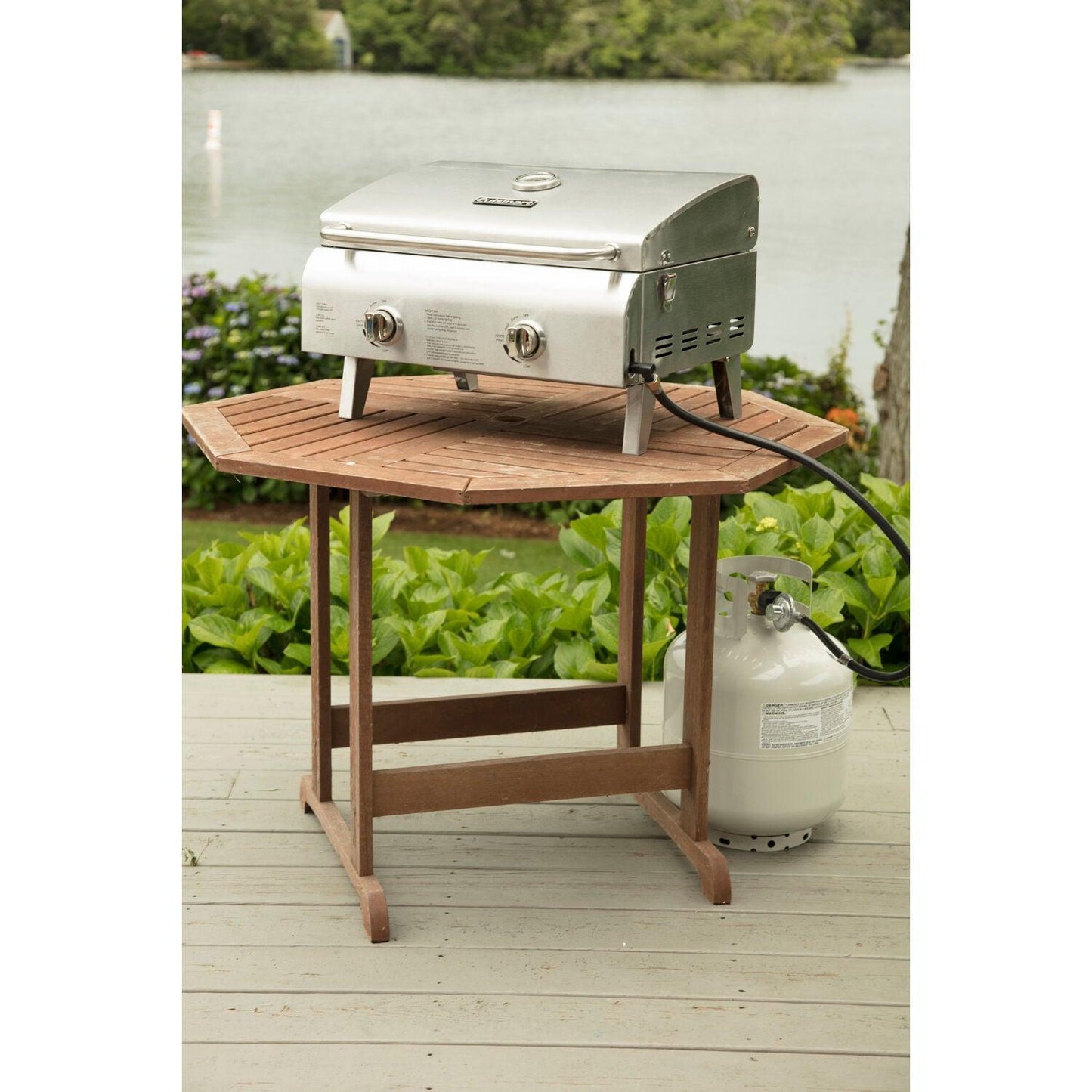 Chef's Style 2 Burner Tabletop Gas Grill - EZ Does It