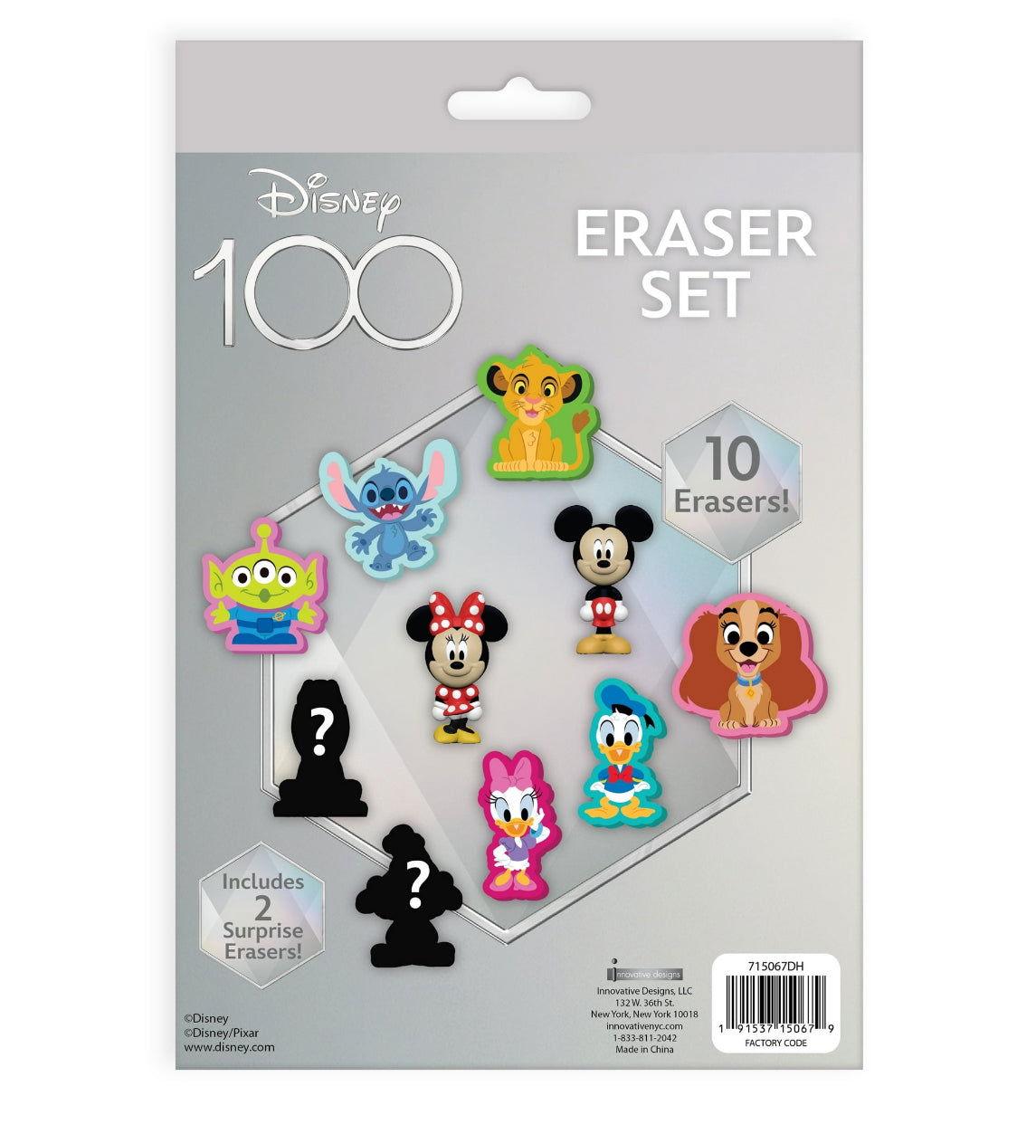 Disney 100 Eraser Set - EZ Does It