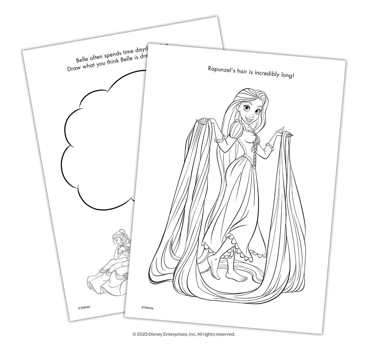 Disney Princess 224 Page Gigantic Coloring Book - EZ Does It