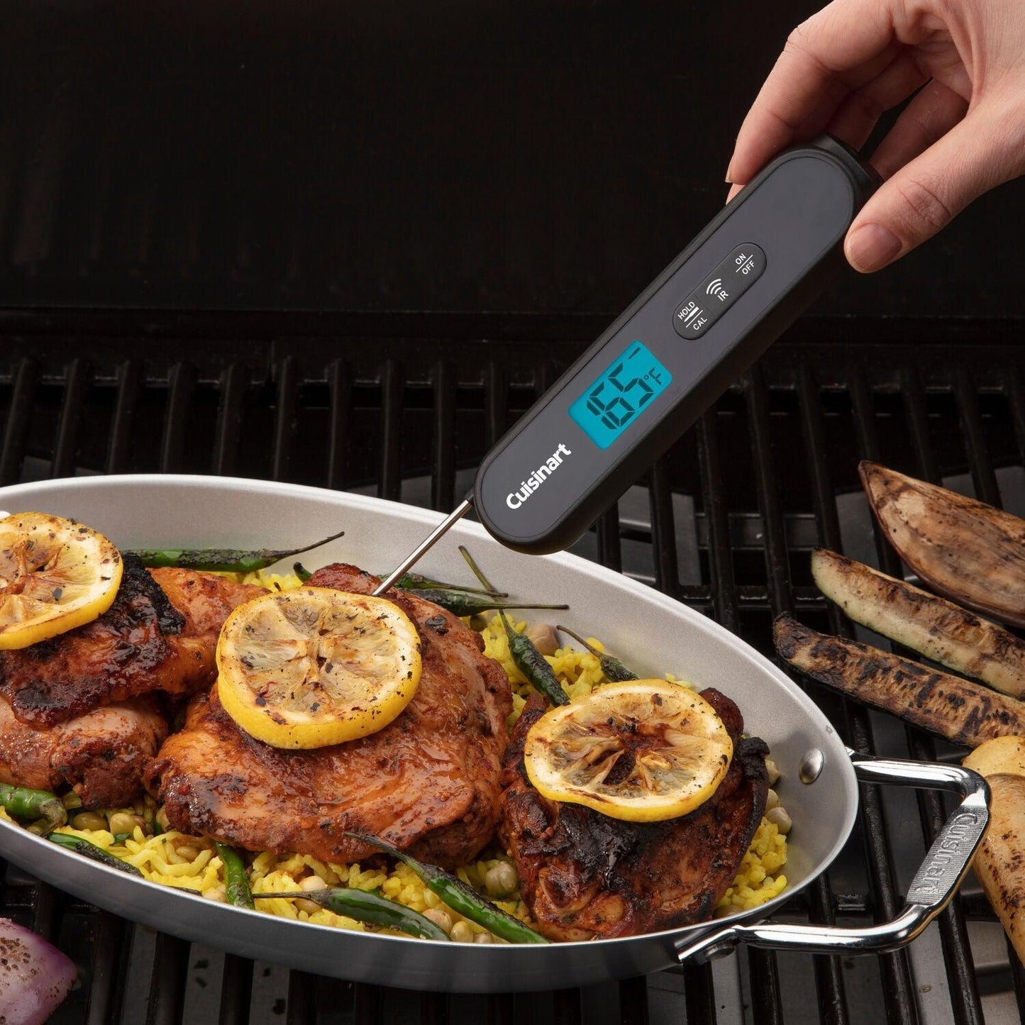 Infrared and Folding Grill Thermometer - EZ Does It