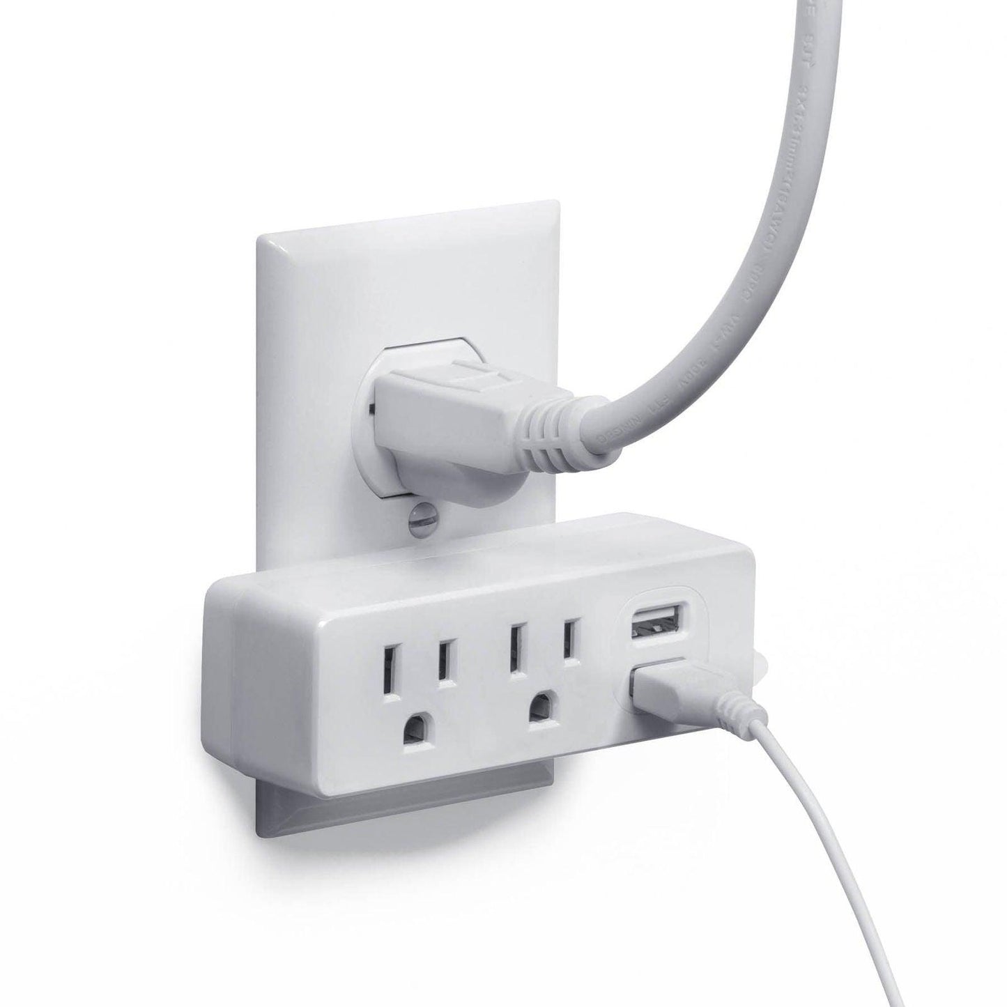 Merkury Innovations Slimsocket Wall Plate - EZ Does It