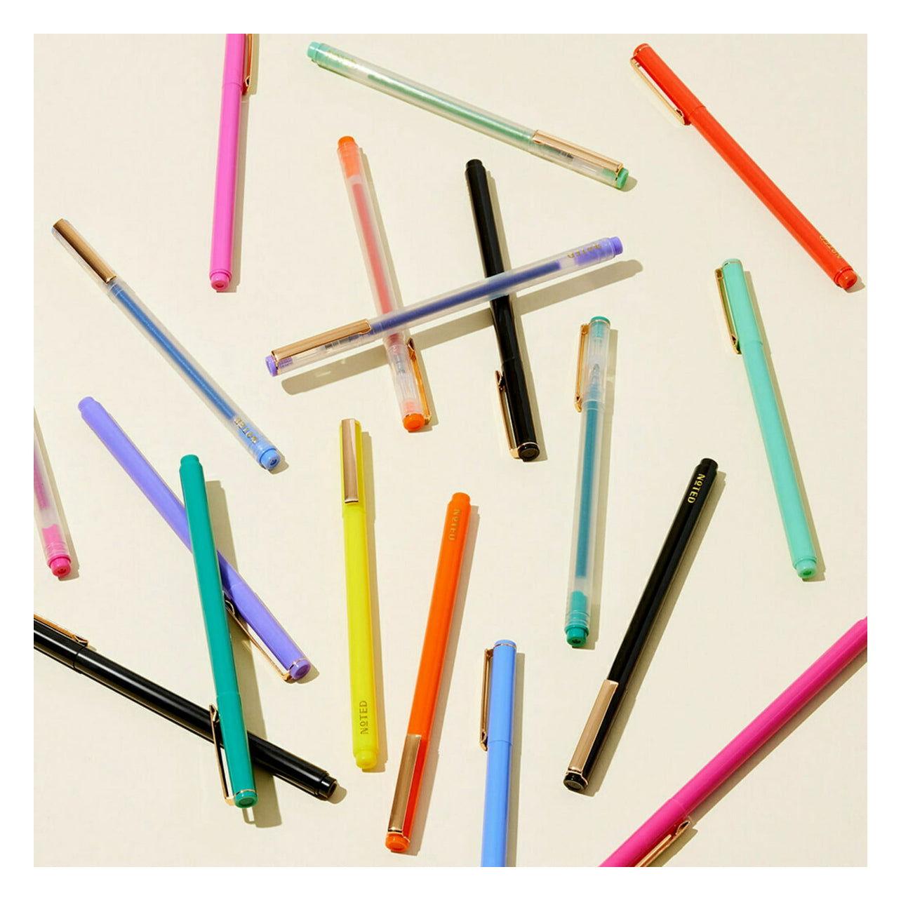 Noted By Post-It Pen Set 3 Glitter Gel Pens - EZ Does It