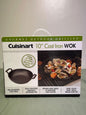 10" Cast Iron Wok for Grill, Campfire, or Stovetop - EZ Does It