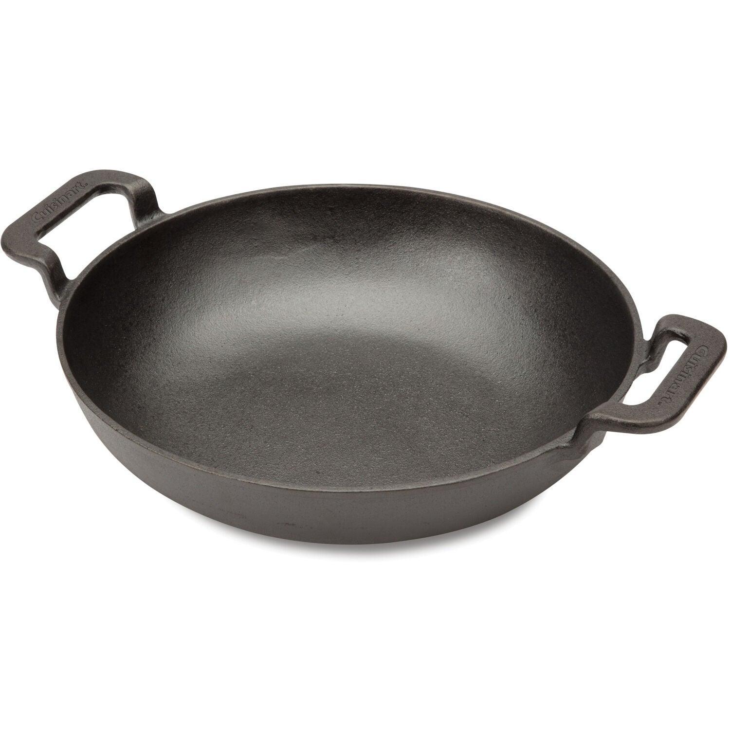 10" Cast Iron Wok for Grill, Campfire, or Stovetop - EZ Does It