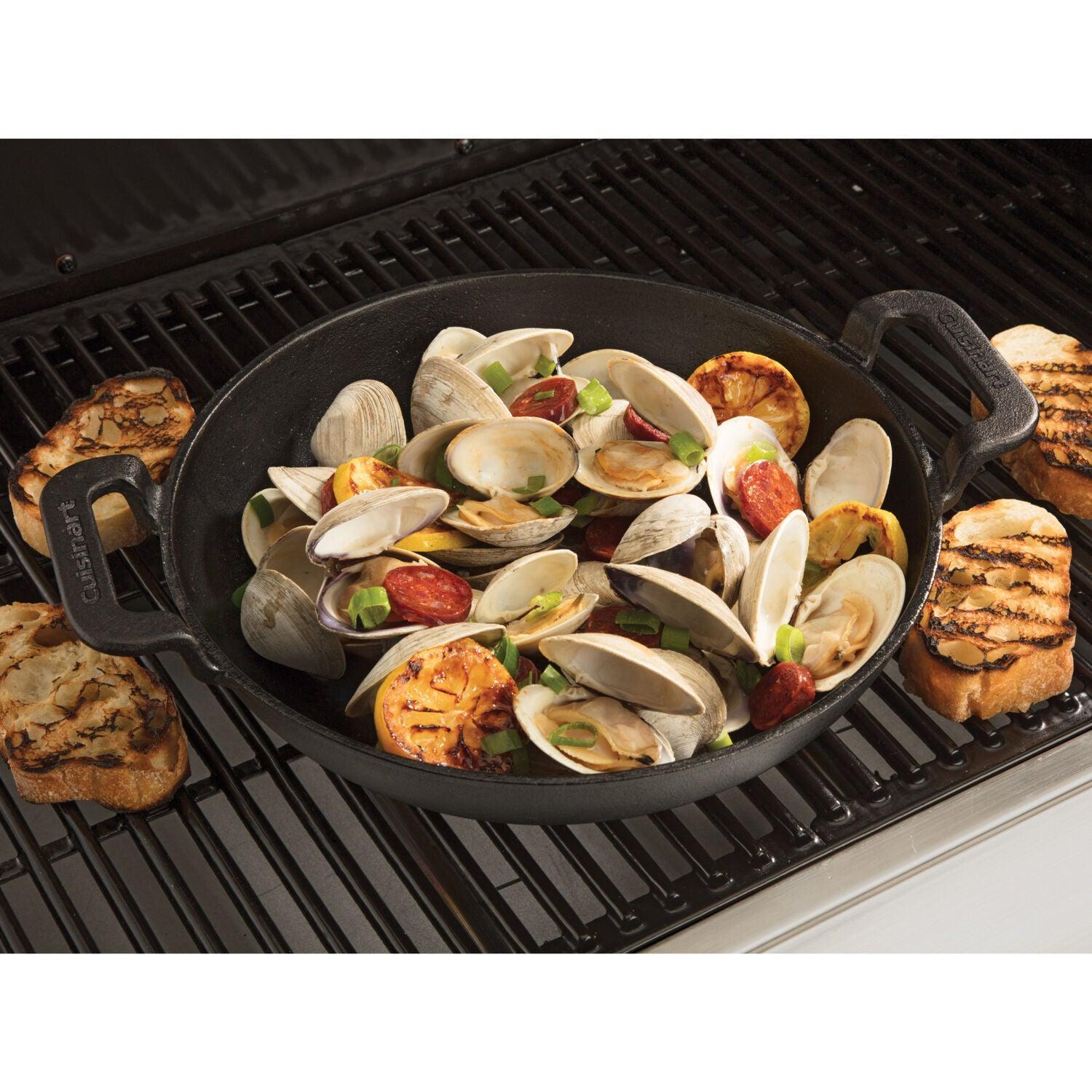 10" Cast Iron Wok for Grill, Campfire, or Stovetop - EZ Does It