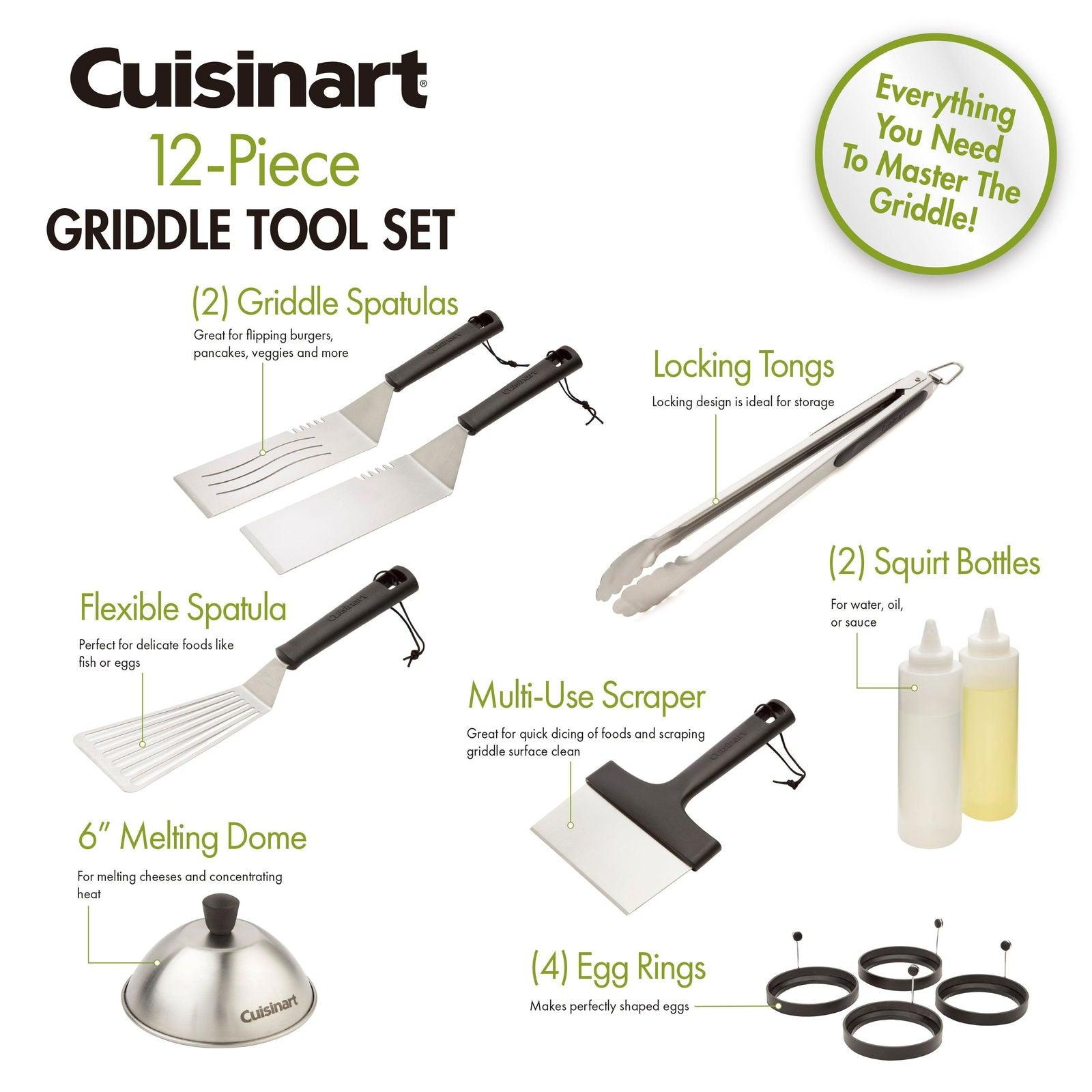 12 pc Griddle Tool Set - EZ Does It