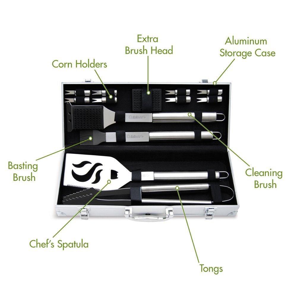 14 pc Deluxe Grilling Tool Set - EZ Does It