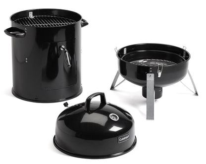 18" Vertical Charcoal Smoker Grill - EZ Does It