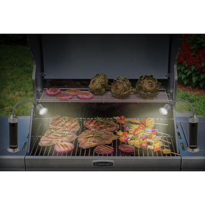 2-Pack Magnetic LED Mini Grill Lights - EZ Does It