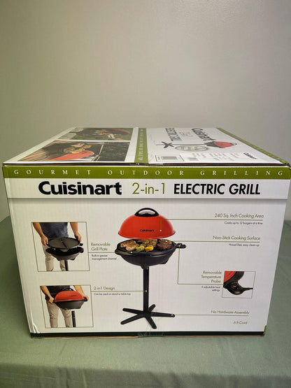 2-in-1 Outdoor Electric Grill - EZ Does It