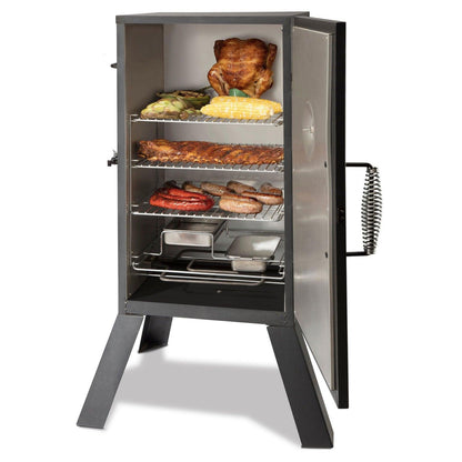 30" Vertical Analog Electric Outdoor Smoker - EZ Does It