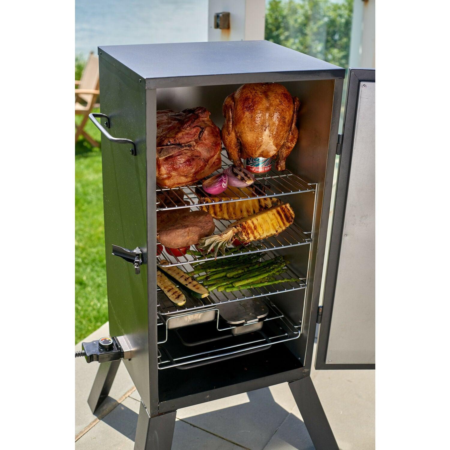 30" Vertical Analog Electric Outdoor Smoker - EZ Does It