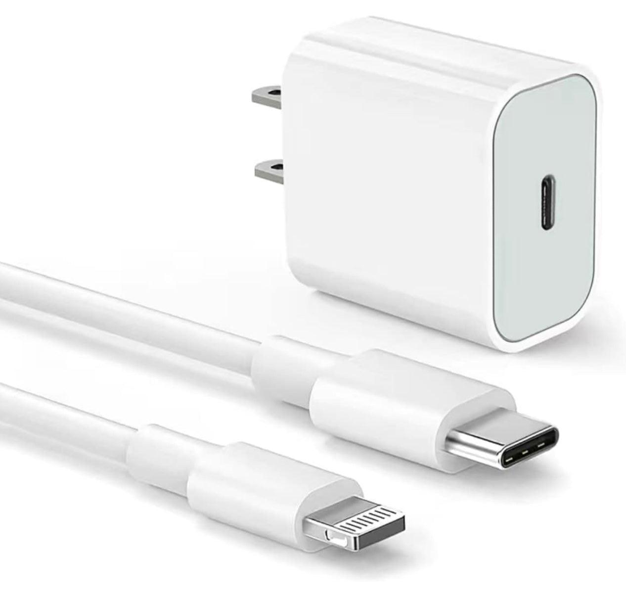 3ft USB-C 20W Power Adapter & USB-C to Lightning Cable - EZ Does It