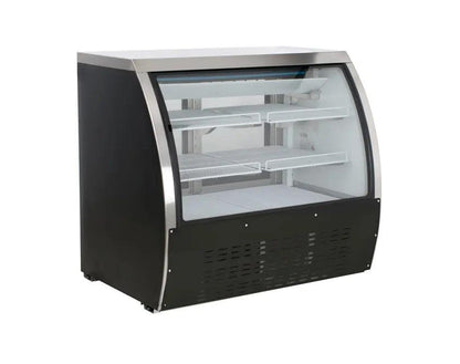 48" Curved Glass Refrigerated Deli Display Case