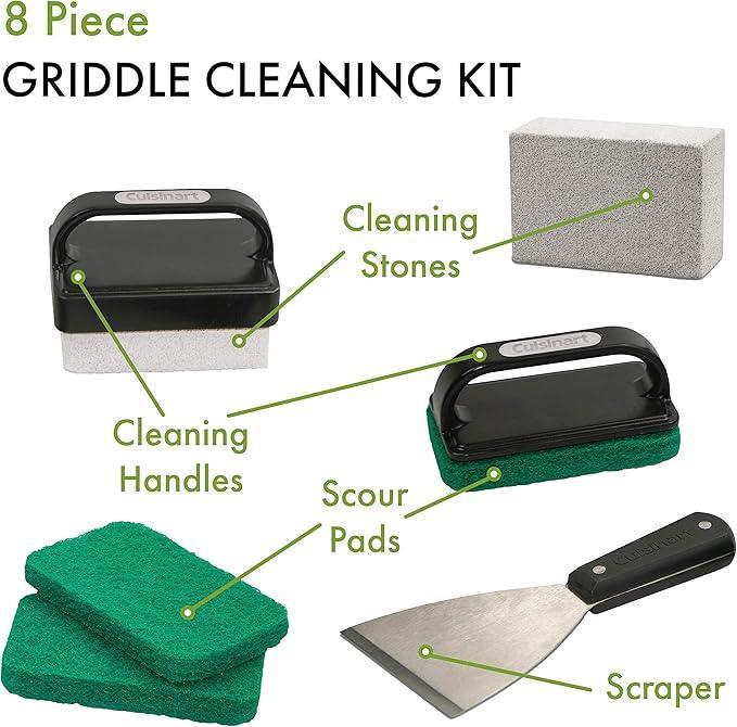 8 pc Ultimate Griddle Cleaning Kit - EZ Does It