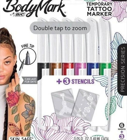 BIC BodyMark Temporary Tattoo Markers - EZ Does It