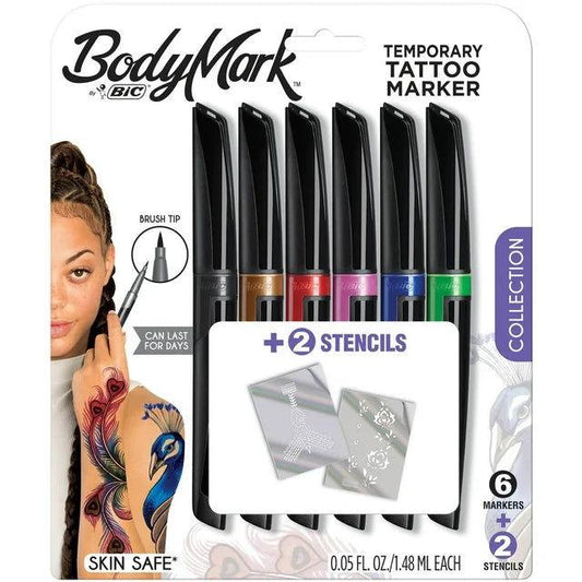 BIC BodyMark Temporary Tattoo Markers - EZ Does It