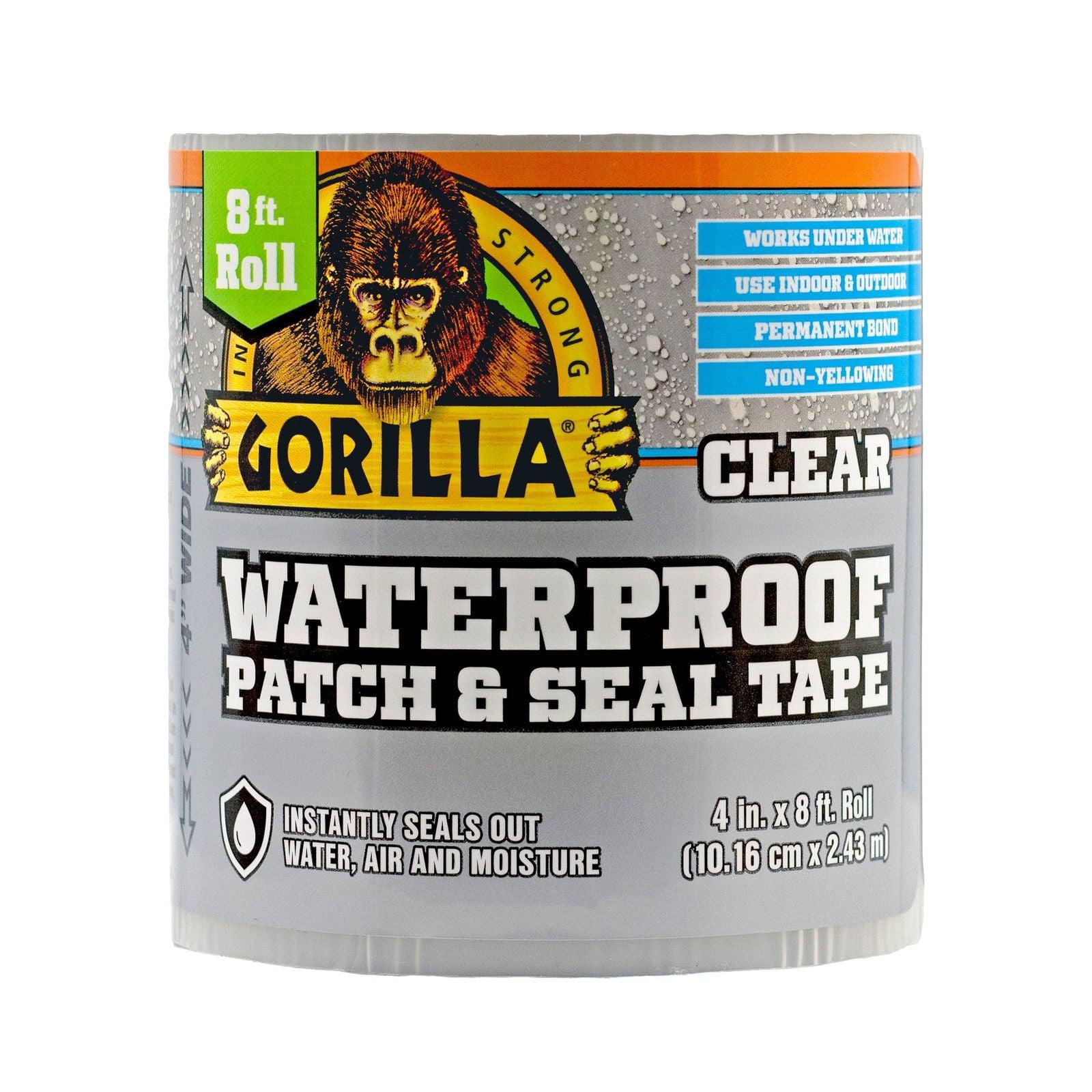 Gorilla Glue Clear Waterproof Patch and Seal Tape - EZ Does It