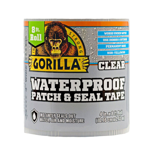 Gorilla Glue Clear Waterproof Patch and Seal Tape - EZ Does It