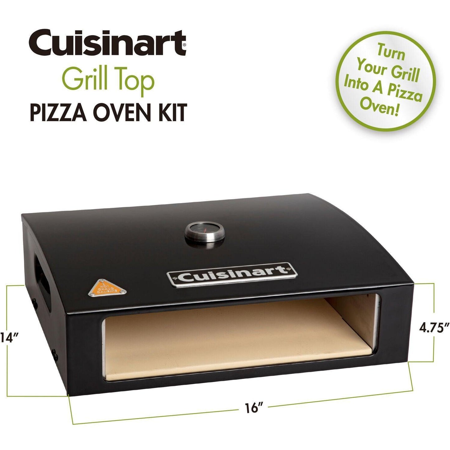 Grill Top Pizza Oven Kit - EZ Does It