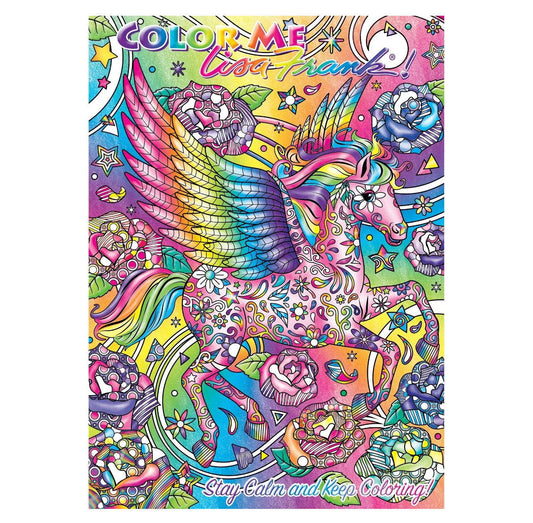 Lisa Frank 40 Page Advanced Coloring Book - EZ Does It