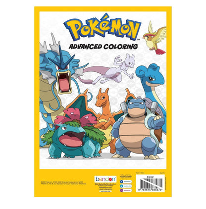 Pokemon 40 Page Advanced Coloring Book - EZ Does It