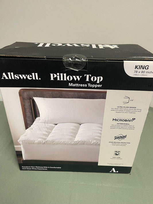 Ultra Plush Pillow Top Mattress Topper - EZ Does It